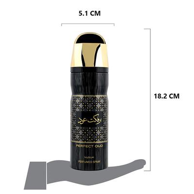 NUSUK perfect Oud Deodorant For Men, Perfumed Body Spray 200 ml - Men Deodorants/Roll-Ons