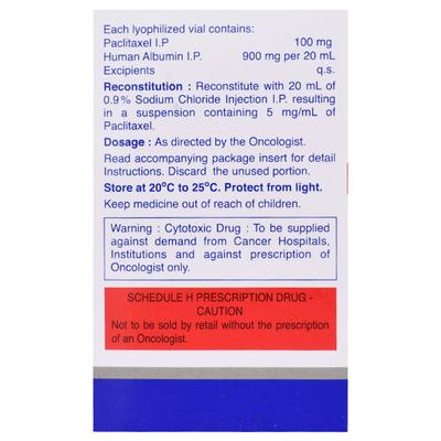 NAB TORTAXEL 100mg Injection 1's - Cancer Oncology-Cyt