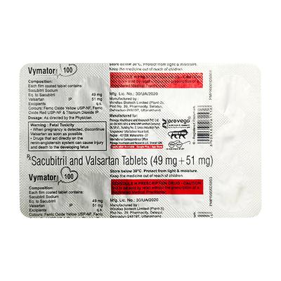 VYMATOR 100 Tablet 14's - Heart Failure-Ant