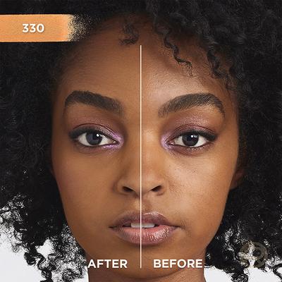 L'Oreal Paris Infallible 24H Fresh Wear Foundation in a Powder, Transferproof, Hazelnut 330 9 gm - Foundation