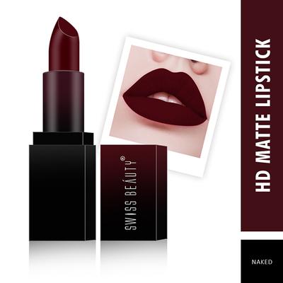 Swiss Beauty HD Matte Lipstick - (Naked) 3.5 gm - Lipsticks