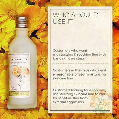 The Face Shop Calendula Essential Moisture Toner 150 Ml - Toners