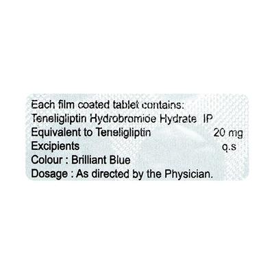 TENEBEAT 20mg Tablet 10's - Diabetes-Ant