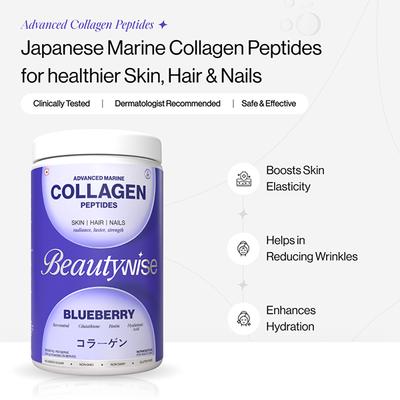 Beautywise Advanced Collagen Peptides (Blueberry) 200 gm - Multi-Vitamins