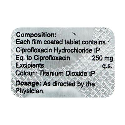 Cipcoz 250mg Tablet 10'S - Bacterial Infections-Qui