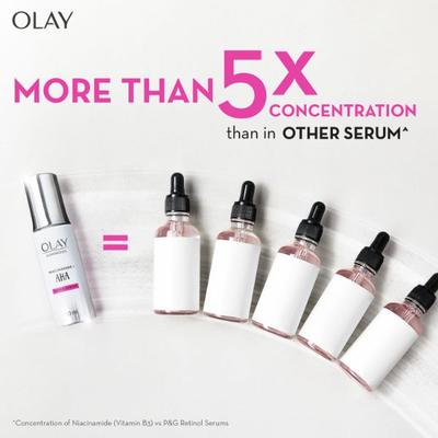 Olay Luminous Niacinamide + Aha Face Super Serum Reduce Acne Marks 30 ml - Face Gels
