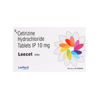 LEECET Tablet 10's - Allergies-Ant