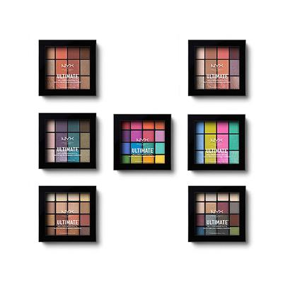 Nyx Professional Makeup Ultimate Shadow Palette - Brights 13.28 gm - Eyeshadow, Bases & Primers