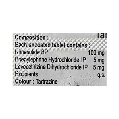 MAXXSULIDE COLD Tablet 10's - Pain relief-Nsa