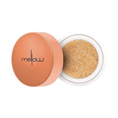 Mellow Cosmetics Glitter Chrome Eyeshadow Golden Glow 37 gm - Eye Shadow Palettes