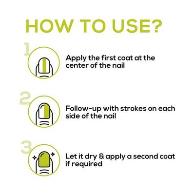 RENEE Neons Nail Paint - Yellow Beam 10 ml - Nail Polish