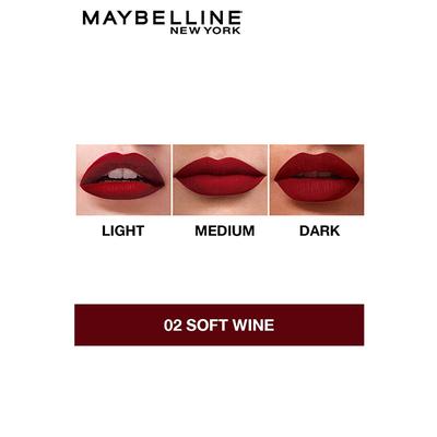 Maybelline New York Sensational Liquid Matte Lipstick 02, Soft Wine 7ml - Liquid Lipsticks