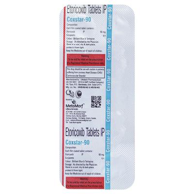 COXSTAR 90 Tablet 10's - Pain relief-Nsa