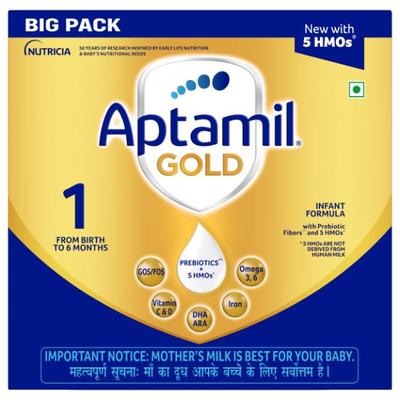 Aptamil Gold Infant Formula Stage 1 Powder (Upto 6 months) 1.2 kg - Baby And Infant Supplements