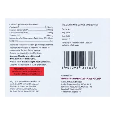 CALCIPIME FEM Softgel 10's - Supplements-Vam