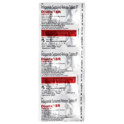 Diurix SR 1.5mg Tablet 10'S - Hypertension-Diu