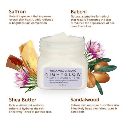 Bella Vita Organic Night Glow Face Cream 85 gm - Face Moisturizers