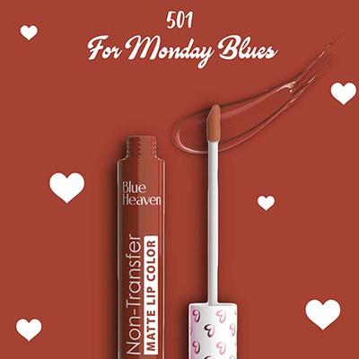 Blue Heaven Lip Kicks Non Transfer Lip Color 19.6ml 7's - Liquid Lipsticks