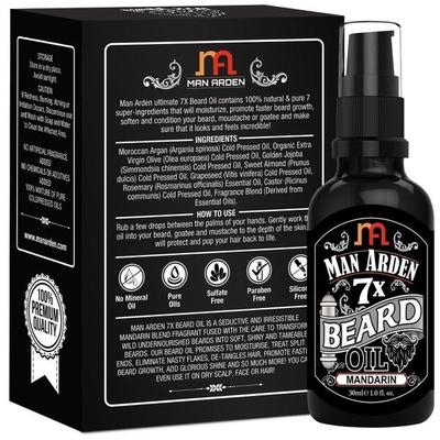 Man Arden 7X Beard Oil - Mandarin 30 ml - Beard Oil