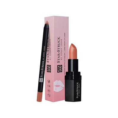 Star Struck by Sunny Leone Caramello Lip Kit Lipstick and Lip Liner 2's - Lip Glosses