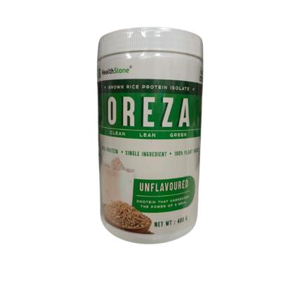 Healthstone Oreza Brown Rice Protein Isolate Powder - Unflavoured 400 g - Protein Drink