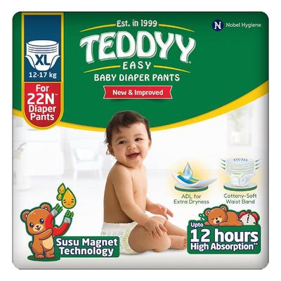 Teddyy Easy Baby Diaper Pant (XL) 22's - Diapers & Wipes