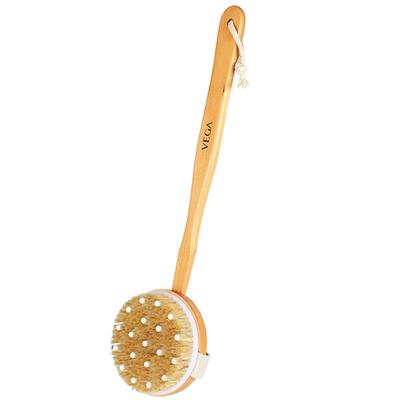 Vega Bristle Bath Brush With Massager (NB - A1/2) 207 gm - Loofahs & Sponges