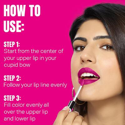 Elle 18 Liquid Lip Color, Lilac Galaxy 5.6 ml - Liquid Lipsticks