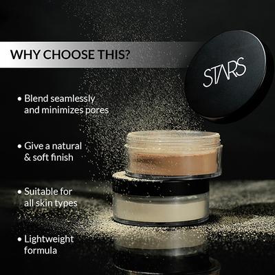 Star's Cosmetics Translucent Powder, Beige Matt 20gm - Loose Powder