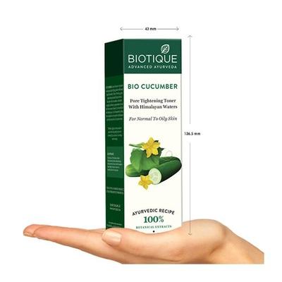 Biotique Bio Cucumber Pore Tightening Toner with Himalayan Waters - Normal to Oily Skin 120 ml - Face Wash & Cleansers