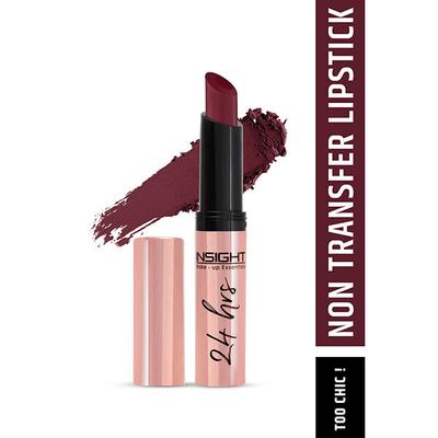 INSIGHT COSMETICS 24 HRS NON TRANSFER MATTE LIPSTICK (LL-03)-PINKITY POOH (10) 3 gm - Lipsticks