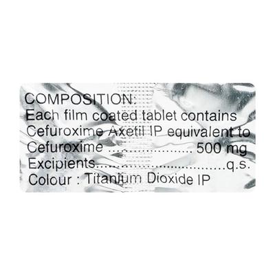 Zefu 500mg Tablet 10'S - Bacterial Infections-Cep