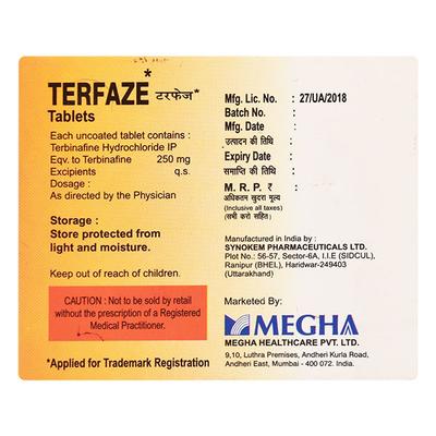 TERFAZE Tablet 7's - Fungal Infections-Anf