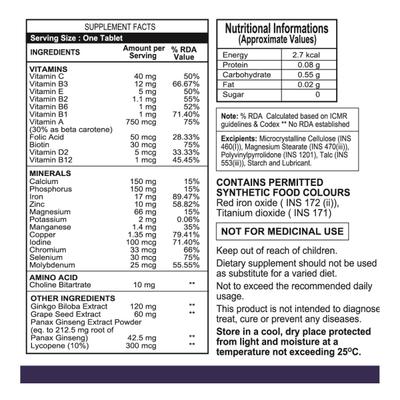 Truuth Multivitamin & Multimineral Tablet 60's - Multi-Vitamins