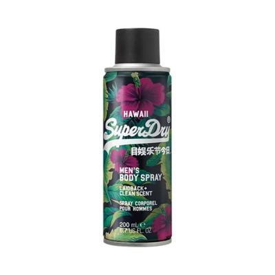 Superdry - Heritage Hawaii Mens Body Spray 200 ml - Men Deodorants/Roll-Ons