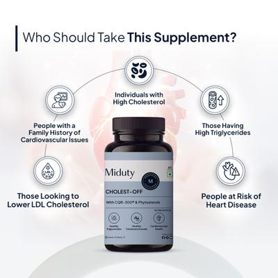 Miduty Cholest-Off Tablets 60's - Vital Health