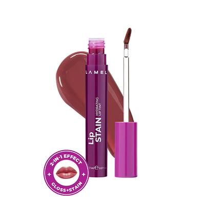 Lamel Lip Stain Hydrating Lip Tint 01 Confidence 2.7 gm - Lip Stains & Tints