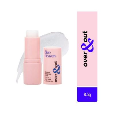 Blue Heaven Over & Out Makeup Remover Sticks With Vitamin B , E & Aloe Vera 8.5 gm - Make Up Removers