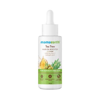 Mamaearth Tea Tree Hair Oil Booster with Tea Tree & Salicylic Acid for Dandrufffree Hair 30 ml - Hair Oils
