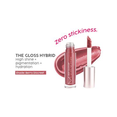 House Of Makeup Hot Glossip Non-Sticky, High-Shine Gloss - Berry Discreet 4.7 ml - Lip Glosses