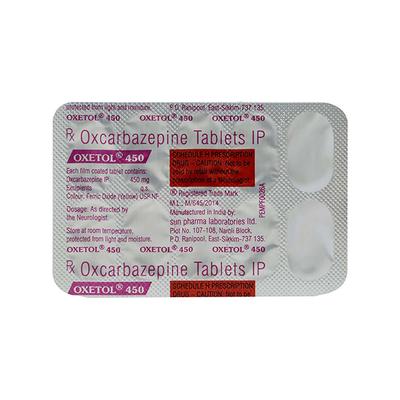 Oxetol 450mg Tablet 10'S - Epilepsy/Convulsion-Ant