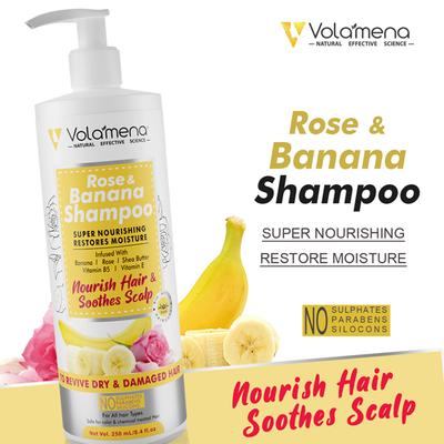 Volamena Rose & Banana Hair Shampoo 250 ml - Shampoos