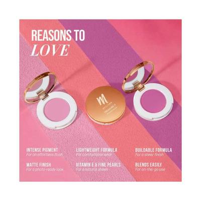 MyGlamm Treasure IT Powder Matte Blush-Loyalty 4 gm - Blushes