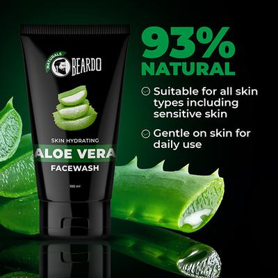 Beardo Skin Hydrating Facewash - Aloe Vera 100 ml - Face Wash & Cleansers