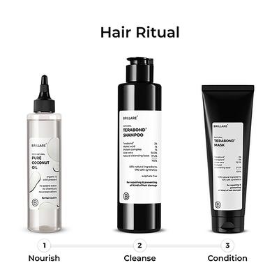 Brillare Pure Coconut Oil 200 ml - Hair Oils