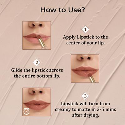 Tnw The Natural Wash Silky Matte Fusion Longstay Lip Color - Solar Rust 3.5 gm - Lipsticks