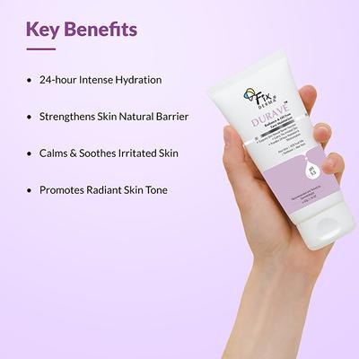 Fixderma Durave Radiance & Brightening Oil Free Face, Aloe Vera Face Moisturizer for All Skin Type 50 gm - Face Moisturizers