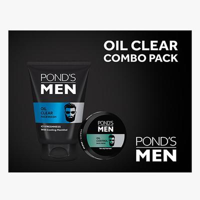Pond's Men Oil Clear Facewash 100 gm - Face Moisturizers