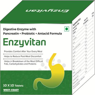 ENZYVITAN Tablet 10's - Digestion-Dig