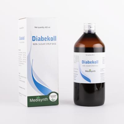Medisynth Diabekoll Non Sugar Base Syrup 450 ml - Speciality Medicine